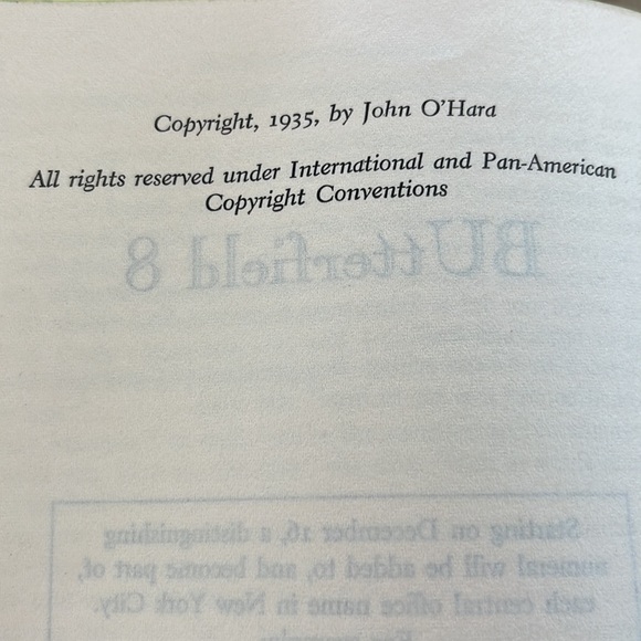 John O’Hara Appointment in Samarra Butterfield 8 Hope Of Heaven Hardcover Book - Picture 7 of 10